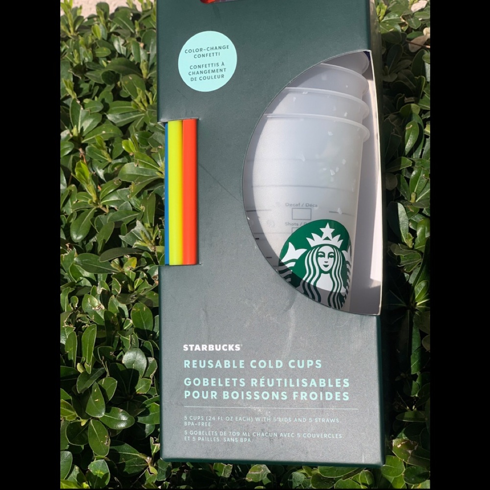 Starbucks 2021 Color changing confetti pack